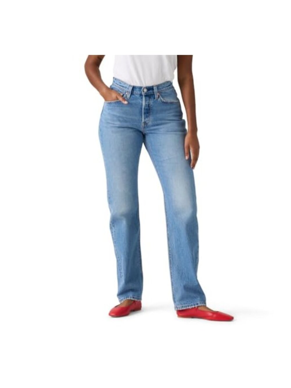 Levi's 501 Curve High Rise Straight Leg Jeans 30" Inseam
